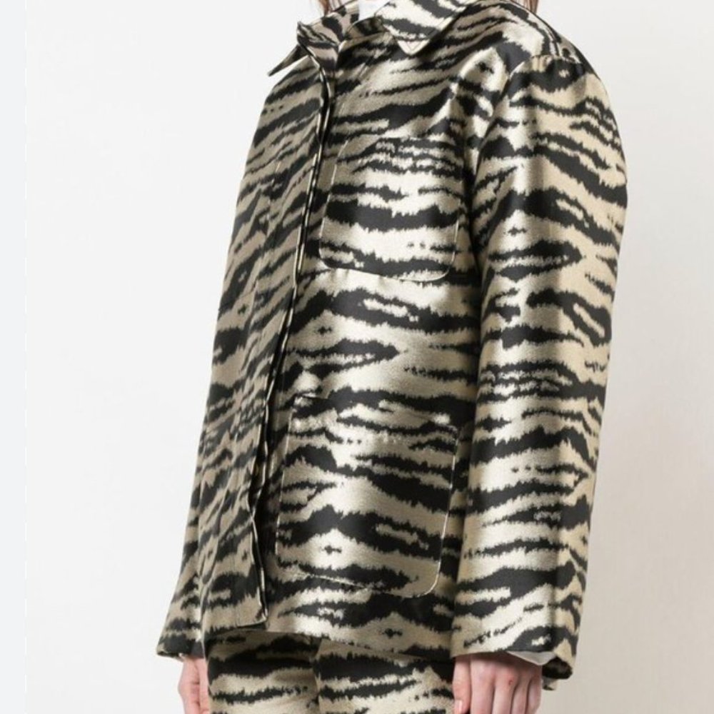 Cynthia Rowley Zebra Utility Jacket